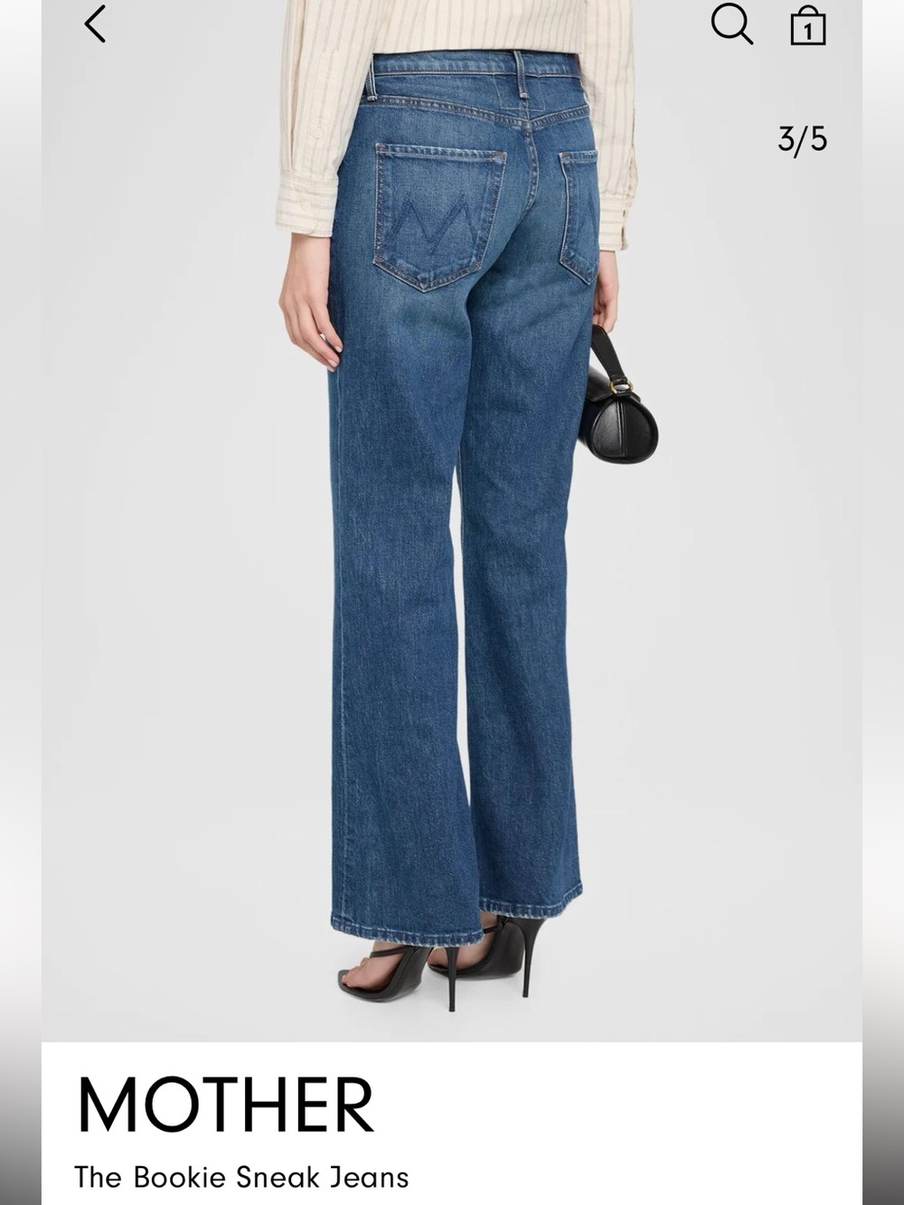 New, "The Bookie Sneak" bootcut jean